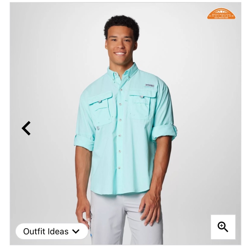 Long sleeve Columbia fishing shirt